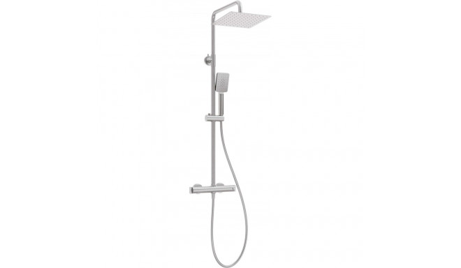 Rain shower with thermostatic shower mixer