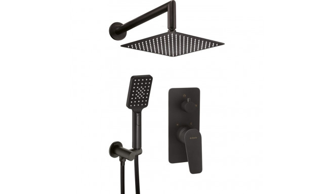 Concealed shower set
