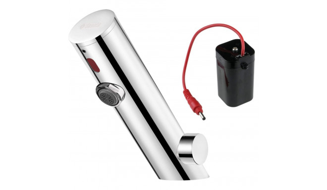 Touchless washbasin mixer with temperature control - 4xAA
