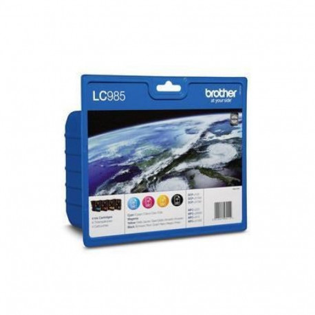 Brother LC985VALBP ink cartridge 4 pc(s) Original Black, Cyan, Magenta, Yellow