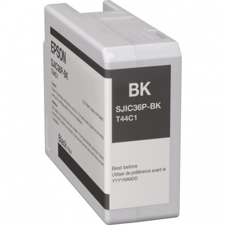 Epson tindikassett SJIC36P(K) ColorWorks C6500/C6000 jaoks, must