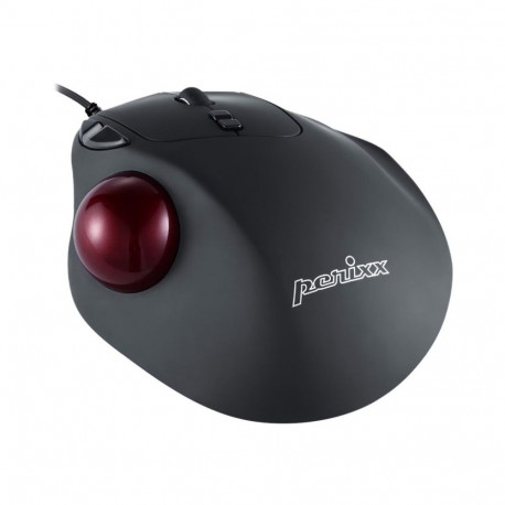 Perixx hiir PERIMICE 517 juhtmega laser-trackball 34mm, must