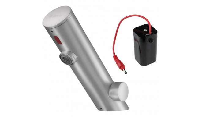 Touchless washbasin mixer with temperature control - 4xAA