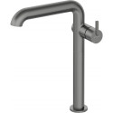 Tall basin mixer with rectangular spout