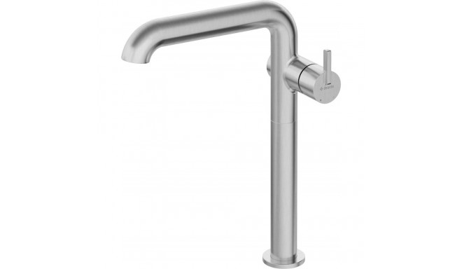 Tall basin mixer with rectangular spout