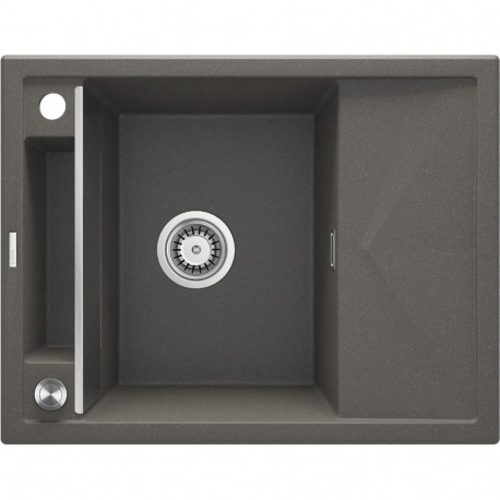 1-bowl magnetic granite sink with drainer
