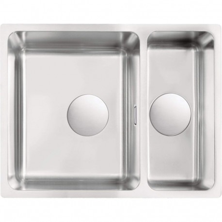 1.5-bowl undermount steel sink