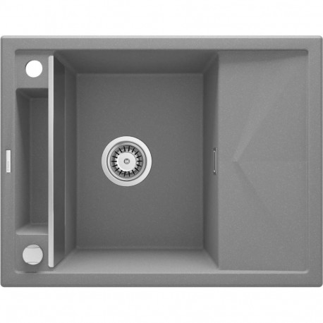1-bowl magnetic granite sink with drainer