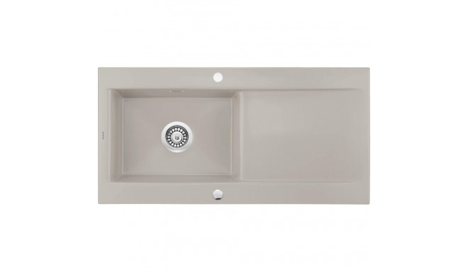 1-bowl ceramic sink with drainer