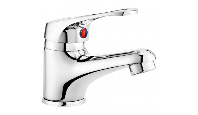 Basin mixer with automatic stopper