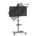Techly Põrandale paigaldatav telerialus LCD / LED / Plasma 37-70 tolli riiuliga ICA-TR15