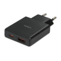 iBOX C-43 Slim GaN PD30W Seinalaadija, Must