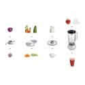 Bosch MCM3201B food processor 800 W 2.3 L Black, Transparent