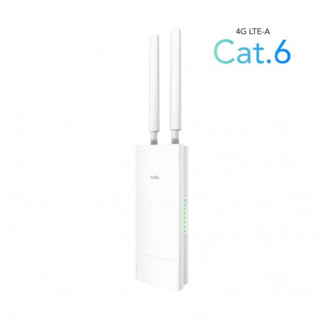 Cudy LT700 juhtmevaba ruuter Gigabit Ethernet kahe sagedusalaga (2.4 GHz / 5 GHz) 4G valge