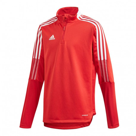 Bluza dla dzieci adidas Tiro 21 Training Top Youth czerwona GM7323 164cm
