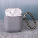 Carbon case for Airpods 4 with ANC grey