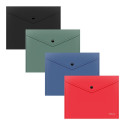 Envelope folder ErichKrause® Fizzy Classic, A5+, 140 mcm, opaque, assorted colors (12 pcs in a bag)