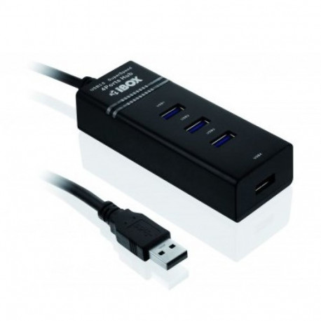 USB Hub - Ibox Interface 5000 Mbit/s, Black