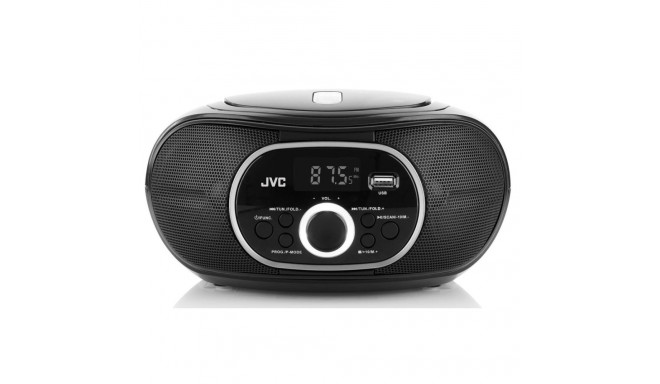 Portable CD Player - JVC RD-E221B Boombox Cassette Black