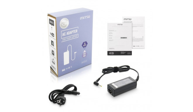 Notebook Charger - Lenovo 45w, Black