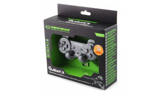 Gaming Controller - Esperanza EGG108K Wireless USB Black