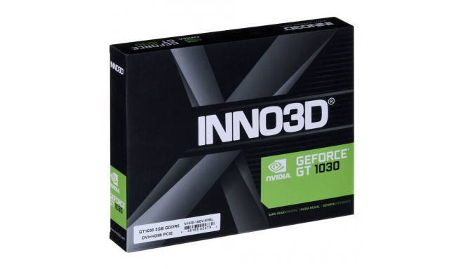 Graphics Card - Inno3d N1030-1sdv-e5 Black NVIDIA Geforce Gt 1030 2GB