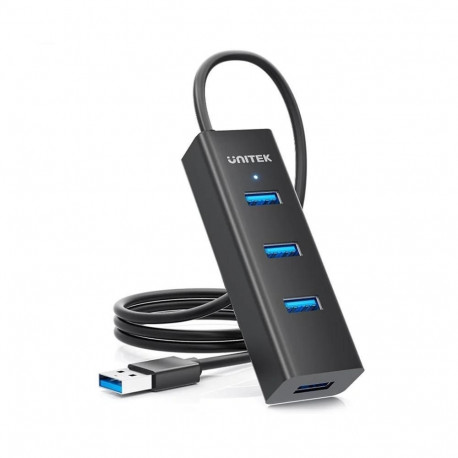 USB Hub - UNITEK Y-3089V01 4-Port USB 3.2 Gen 1 Black