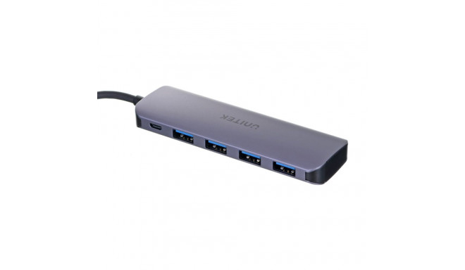 USB Hub - Unitek H1107a USB 3.2 Gen 1 Type-a 5000 Mbit/s Gray