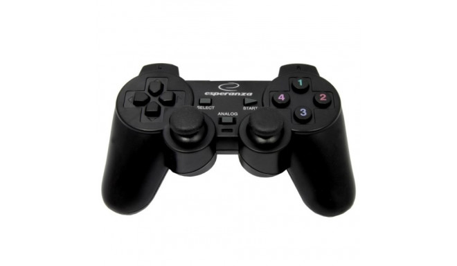 Gaming Controller - Esperanza Eg102 Analogue/digital USB 2.0, Black