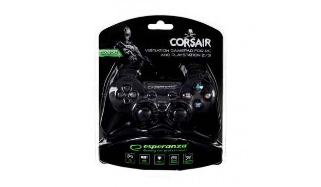 Gaming Controller - Esperanza Eg106, Black
