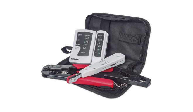 Network Tools Kit - Intellinet 4-piece Lan Tester, Lsa Punch Down Tool