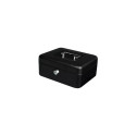 Cash Box - YCB/080/BB2 Metal Key Locking Tray Black