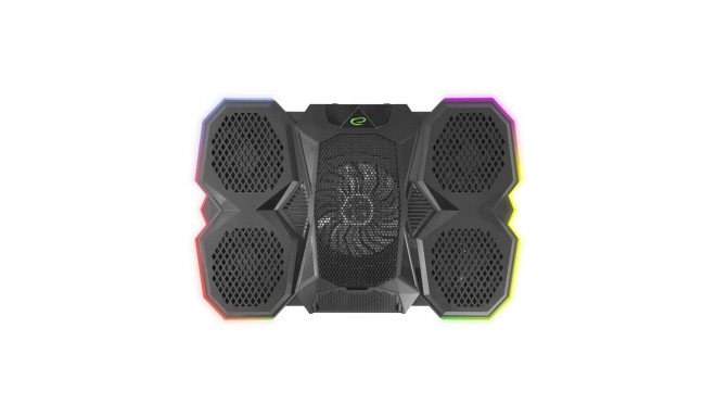 Cooling Pad - Esperanza EGC107 3-Fan 2600 RPM Black