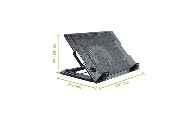 Notebook Stand - Techly Notebook Stand And Cooling Pad For Up To 17.3"