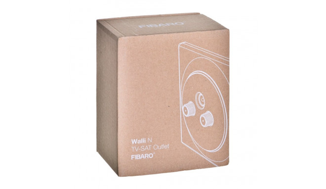 Socket Outlet - Fibaro Walli N Tv+sat White