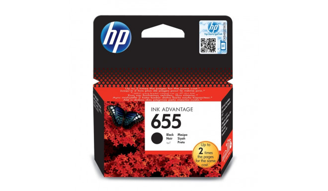 Ink Cartridge - HP 655 Photo Black 550 pages Dye-based Ink