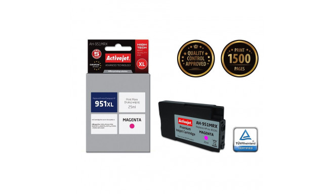 Ink Cartridge - Activejet Ah-951mrx Magenta