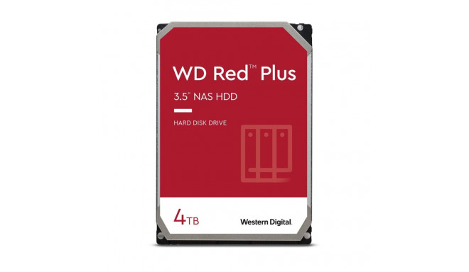 Internal Hard Drive - Western Digital Red Plus 4000gb, Black