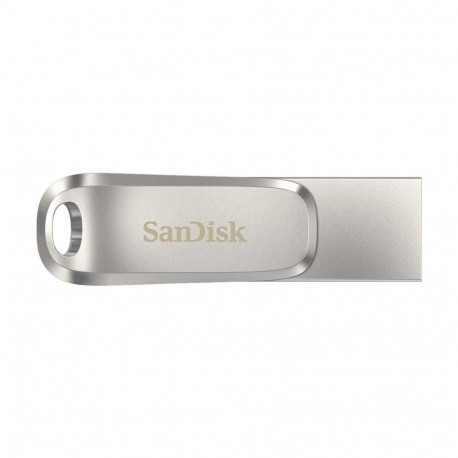 USB Flash Drive - Sandisk Ultra Dual Drive Luxe 64GB Stainless Steel