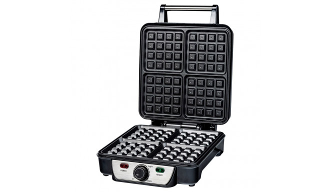 Waffle Maker - Ravanson Gr-7030 1100w, Black