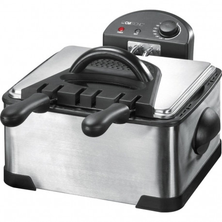 Deep Fryer - Clatronic FR 3195 4 L 2000 W Black, Stainless Steel