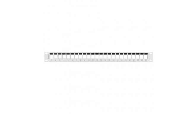 Patch Panel - Lanberg PPKS-1024-S 1U 24 Ports Grey