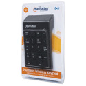 Numeric Keypad - Manhattan Wireless 2.4GHz 18 Keys Black