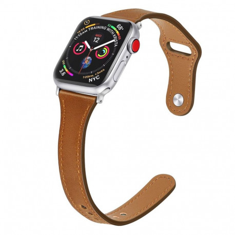 Kellarihm Trendybay Apple Watch 44/45/46/49mm, nahk tumepruun