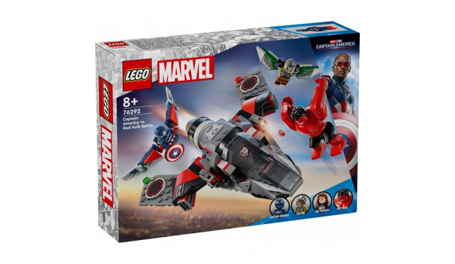 Blocks Super Heroes 76292 Captain America vs. Red Hulk Battle