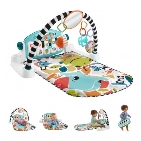 Educational mat with a piano