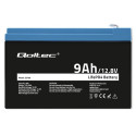 LiFePO4 battery 12.8V, 9Ah, 115.2Wh, BM