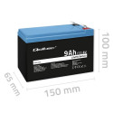LiFePO4 battery 12.8V, 9Ah, 115.2Wh, BM