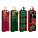 Kinkekott Christmas  pudelile 13x 36 x 10cm assortii, Interdruk