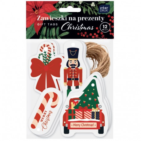 Pakkesilt Christmas 12tk, Interdruk